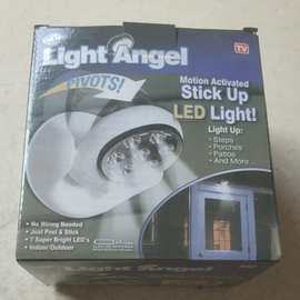 TV产品 Ligt angl 360度自动感应灯 电池板旋转LED蓝盒感应灯