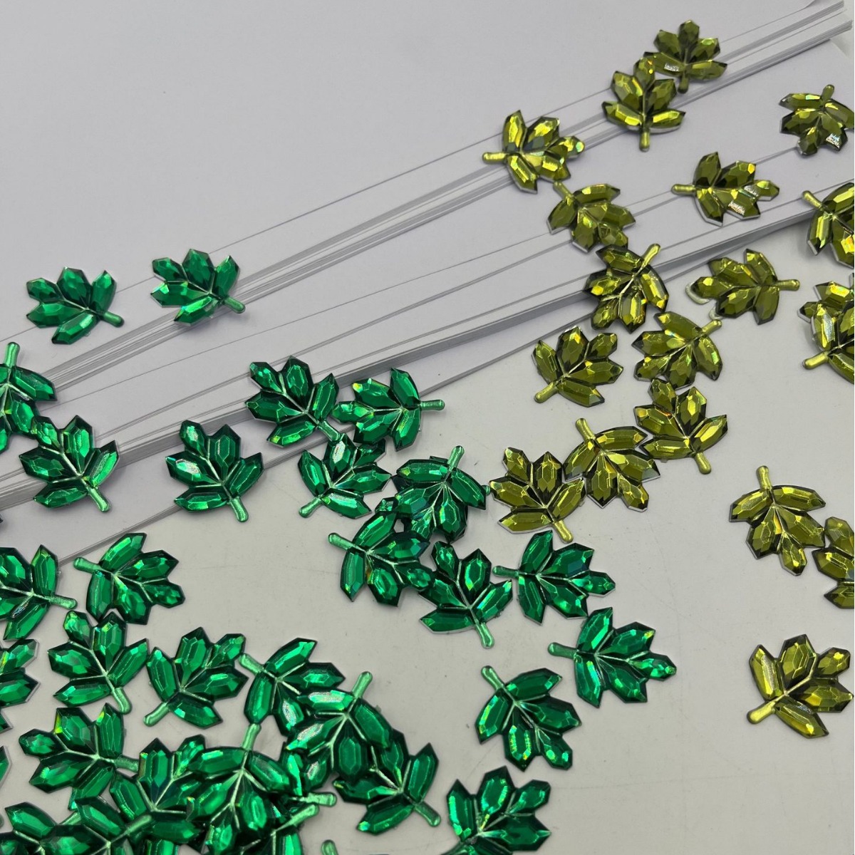 Acrylic diamond maple leaf