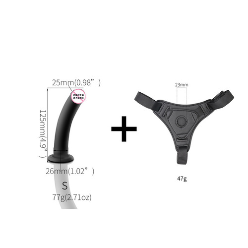 Sexy women's wearable leather pants silicone anal plug artificial dildo dildo adult toys les sex products