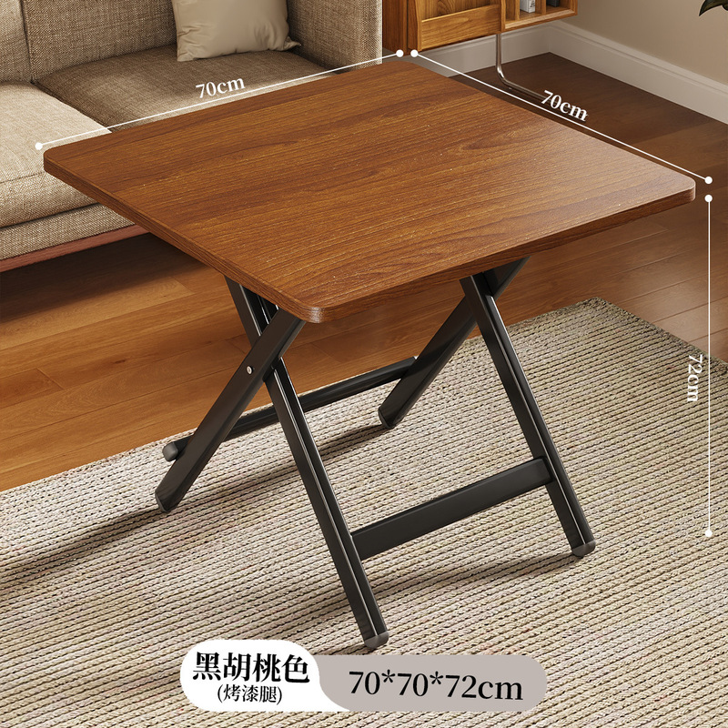折りたたみテーブル、ダイニングテーブル、家庭用小型テーブル、簡易丸テーブル、賃貸住宅、屋外ポータブル屋台、食事用正方形テーブル|undefined