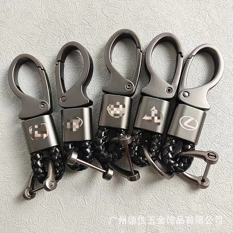 Toyota Special Keychain with Laser-Engraved Logo, Car Key Ring, Men's Business Anti-Lost Keychain, Gift Wholesale