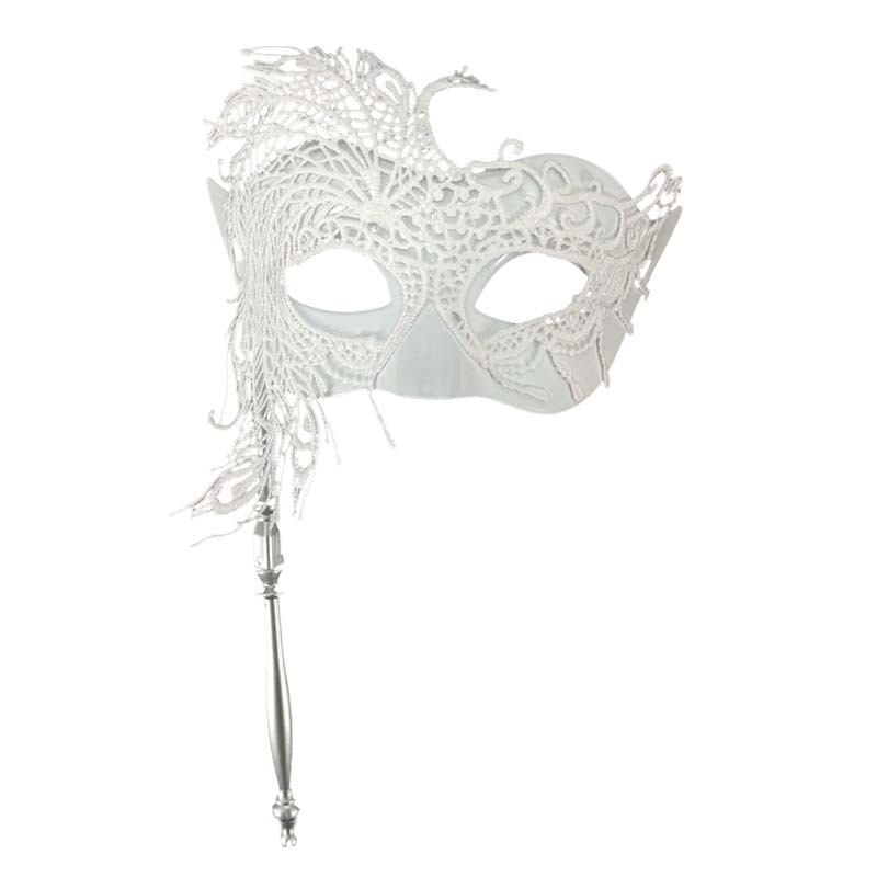 Amazon máscaras de encaje de mano máscaras de mitad de cara máscaras misteriosas de baile de maquillaje de fiesta