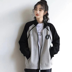 野球ユニフォームジャケット女の子初春と秋2023新中学生・高校生インストレンドアメリカンジャケットトップス