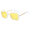 Apple, children's fashionable sunglasses, decorations solar-powered, cute glasses, Korean style