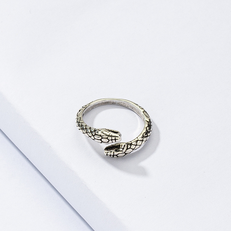 Wholesale Retro Snake Alloy Ring display picture 4