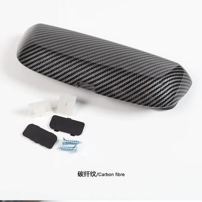 Suitable for Bmw Glasses Case, Car Glasses Case, Glasses Storage Box, 3 Series, 5 Series, 7 Series, X1X3, Universal (Car Glasses Clip/Bill Clip) - carbon-fiber-pattern