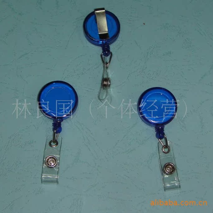 Easy pull buckle/Sling mobile phone Anti-lost transparent blue