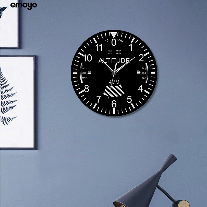 Reloj de tablero de coches creativo personalizado Reloj de pared mudo movimiento reloj decoración del hogar tienda decoración Reloj de pared