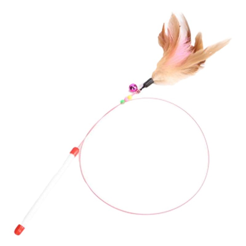 Juguete gato pluma campana interactivo libre