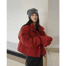 EVERTRUE 90%白鸭绒羽绒服女冬季新款韩版手套宽松外套潮68092