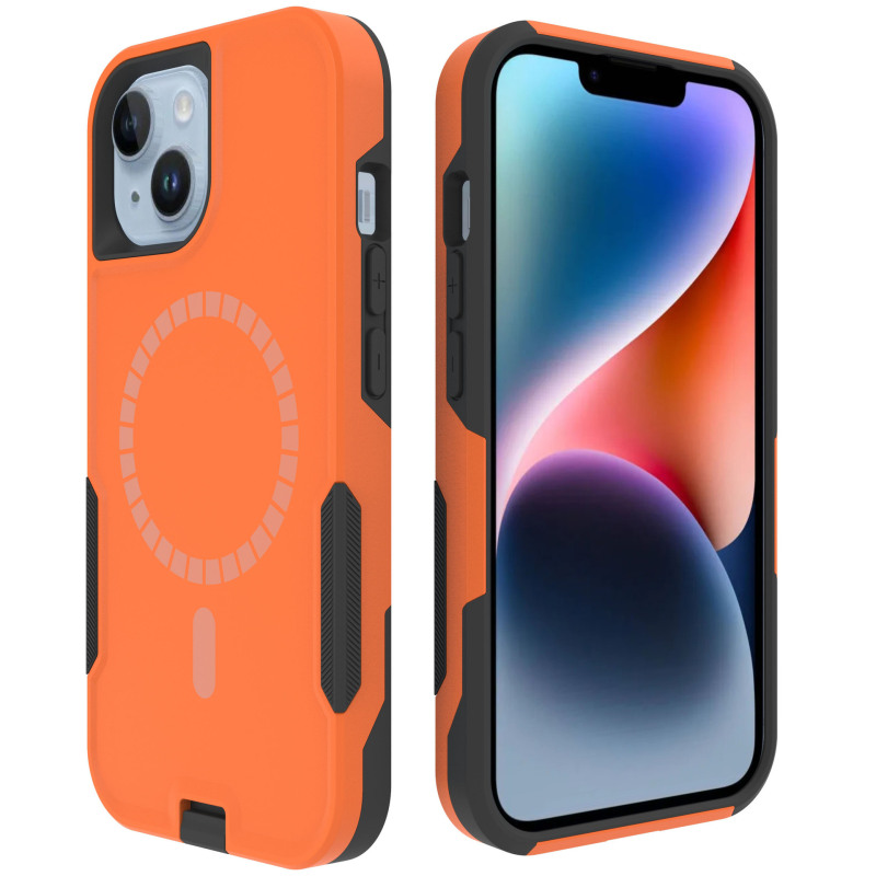 Applicable to iPhone15ProMax two-in-one magnetic commuter robot iPhone15plus mobile phone Shell Factory Applicable to iPhone15ProMax two-in-one magnetic commuter robot iPhone15plus mobile phone Shell Factory