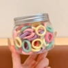 1# girly hair tie, 140 pieces, about 2.5cm