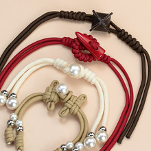 皮质粽子打结盘扣绳扣毛呢大衣风衣外套皮纽扣小香风式复古扣子女