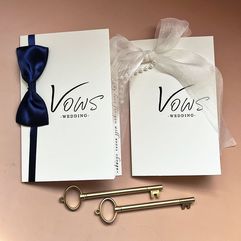 Tarjeta de juramento de boda escritura a mano de boda Mori pequeño juramento fresco esta novia y el novio nueva pareja juramento discurso esta tarjeta