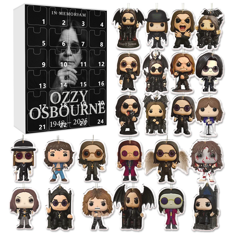 Ozzy Osbourne Motorcycle Bell奥兹·奥斯本倒计时日历盲盒 挂饰|undefined