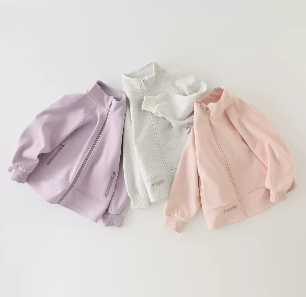 女童洋气立领外套儿童长袖开衫中大童装上衣小女孩2025秋季新款