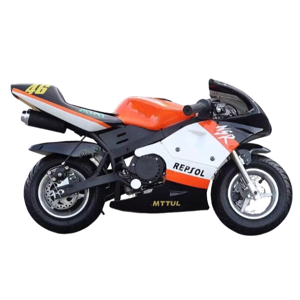 Mini Motorcycle Accessories Two-Stroke 49Cc Small Sports Car Small Four-Wheel Iron Exhaust Pipe Exhaust Tube Without Muffler