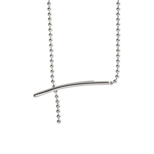 Korean Geometric Minimalist Style Hook Unique Sweater Chain Necklace for Women, INS Inspired, Niche Design, High-End, Lightweight Luxury