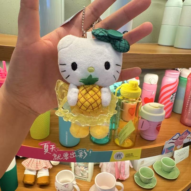 漫画アニメネット有名人同風KT猫大集合シリーズキーホルダー、女の子用バックパック飾り卸売|undefined