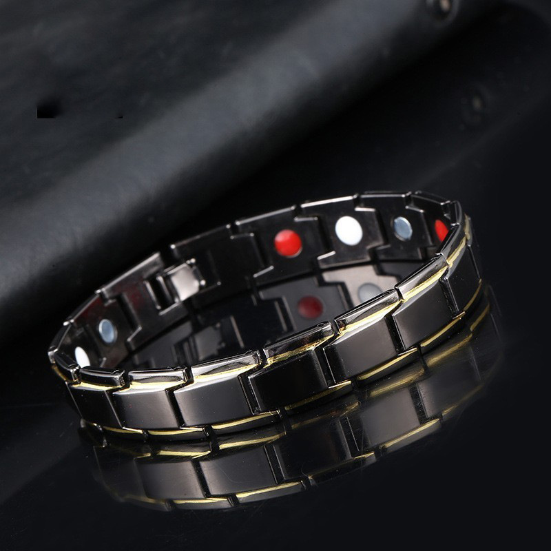 YUNJIN Amazon transfronteriza explosión pulsera imán desmontable Europa y América pulsera de aleación de pareja de hombres al por mayor