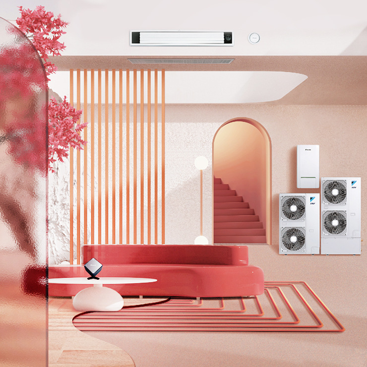 Daikin (DAIKIN) central air conditioning VRVU+ system multi-split inverter first-level energy efficiency one-to-four and one-to-five Daikin (DAIKIN) central air conditioning VRVU+ system multi-split inverter first-level energy efficiency one-to-four and one-to-five