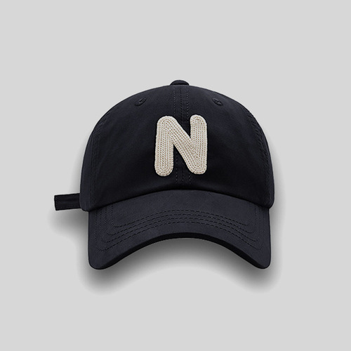 Fashionable letter hat Korean retro cap Spring and Autumn season American baseball hat Outing sunshade hat Sunscreen hat trend