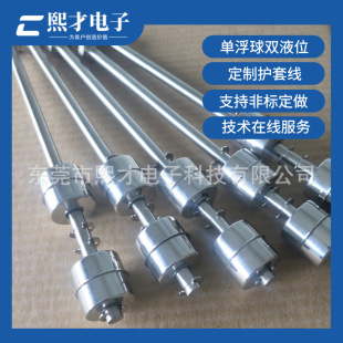 Xicai XICAI non-standard stainless steel float switch liquid level sensor double float level switch extended guide rod