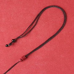 可幫綁好硃砂圓珠配鏈繩子鏈子掛繩藏式手工編織繩