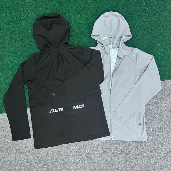 Wholesale teen jackets 2025 new spring and autumn men's casual stylish men's thin hooded outerwear