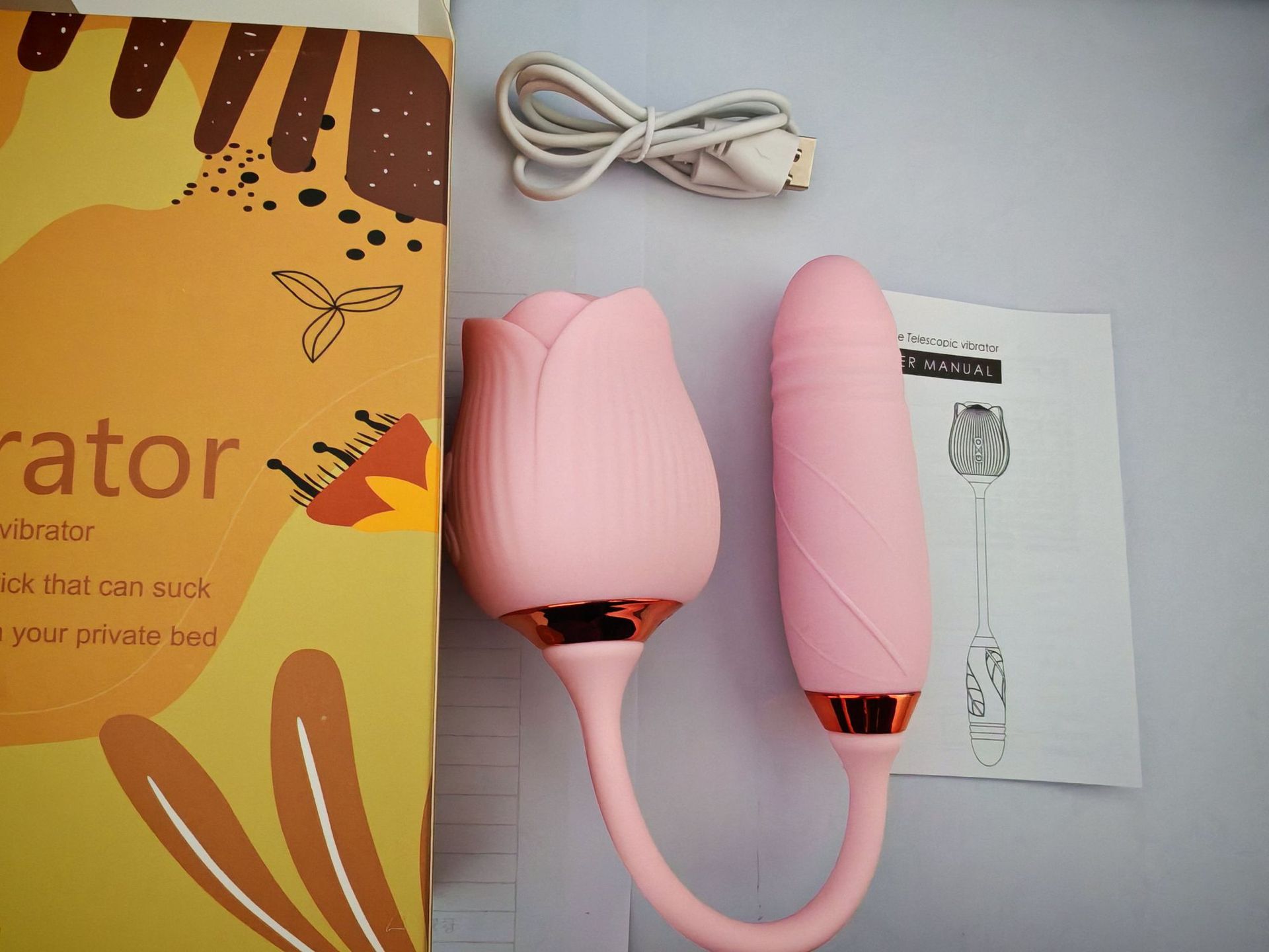 Rose lengua lamir huevo de 10 frecuencia doble cabeza vibrador femenino coquetear estimulación masturbador para adultos al por mayor