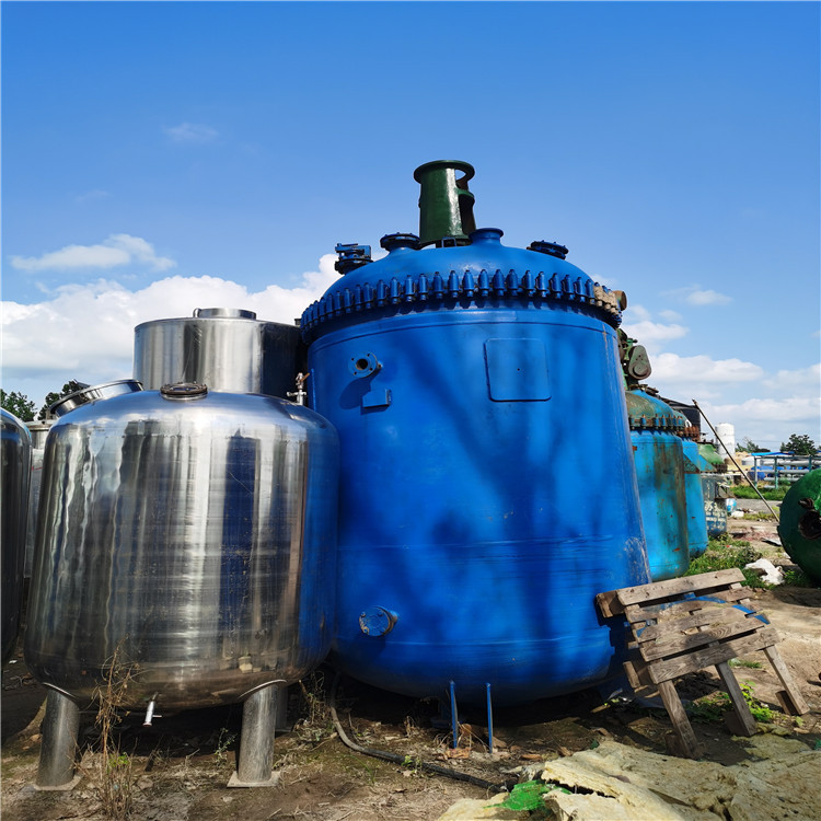 反应釜 不锈钢加热反应釜双层夹套式搪瓷反应釜5000L搪瓷反应釜