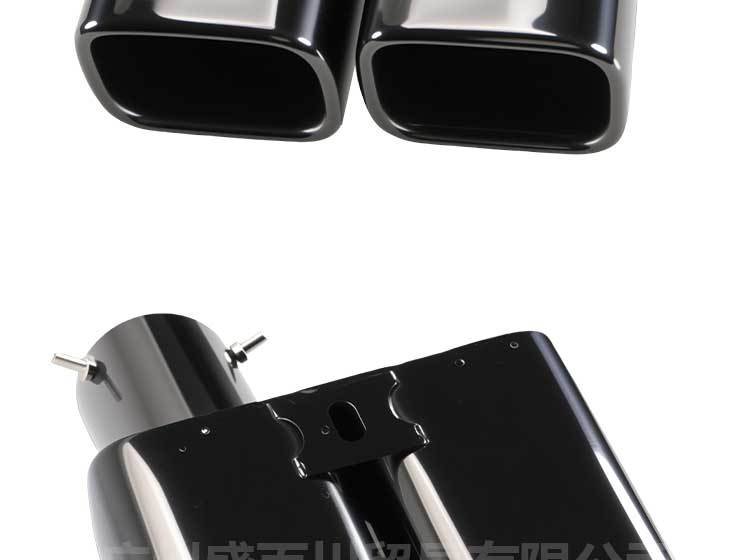 Suitable for factory direct sales Alfa square mouth tail mouth modification Alpha stainless steel car tail throat exhaust pipe