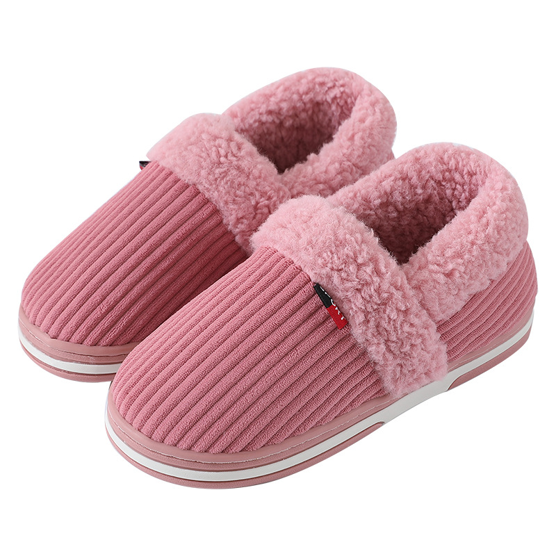 Warm Bag Heel Cotton Slippers Men's Winter Bag Heel Thick Sole Home Indoor Heel Cotton Shoes Women's Warm Bag Heel Cotton Slippers Men's Winter Bag Heel Thick Sole Home Indoor Heel Cotton Shoes Women's