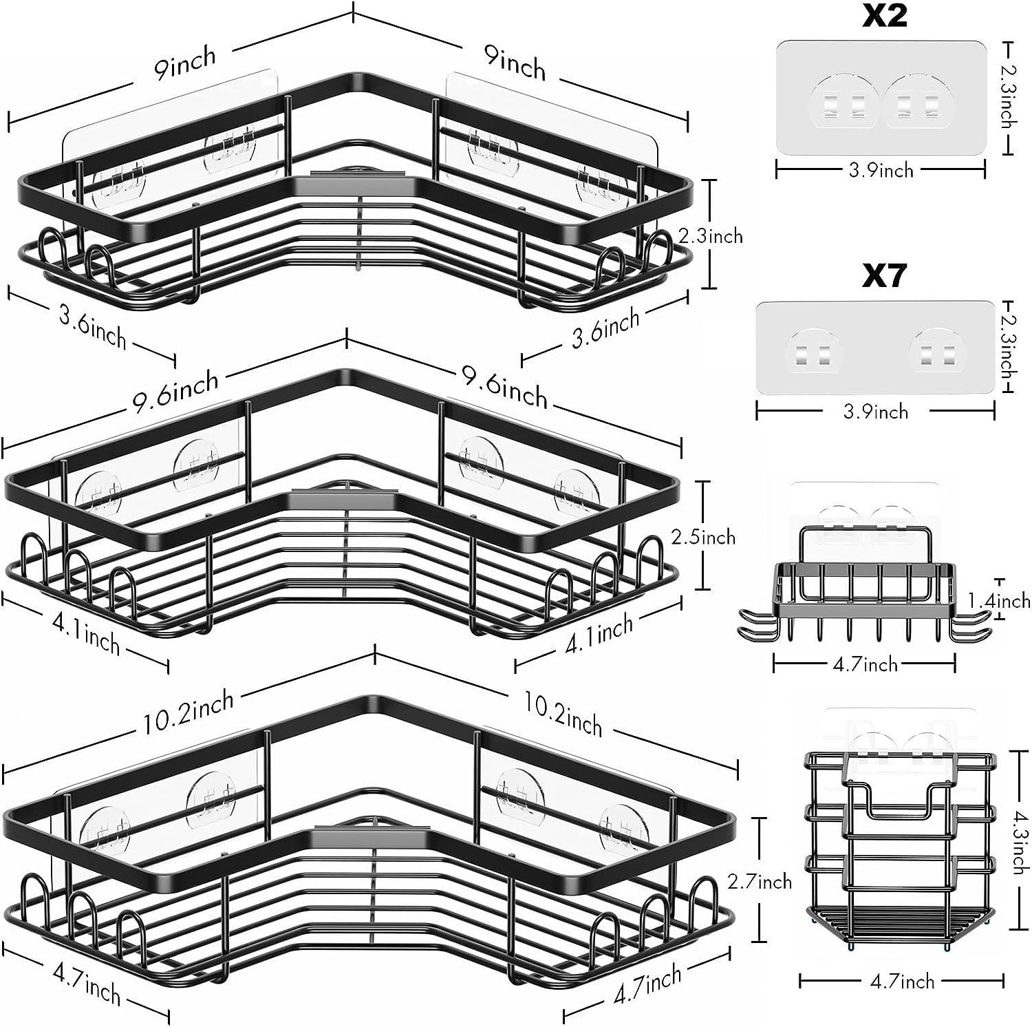 Refrigerador de hierro forjado transfronterizo estante de cocina utensilios de cocina sin perforación percha lateral del refrigerador agujero placa de succión magnética