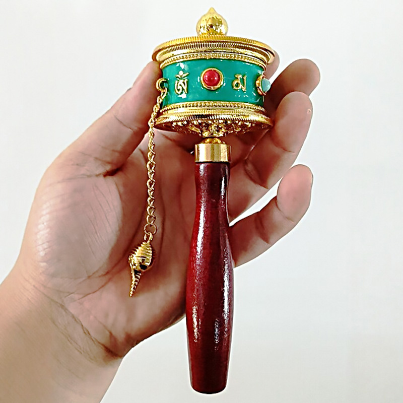 国潮转经筒摆件手摇转经筒工艺品旅游景区纪念品批发民族风中式|undefined