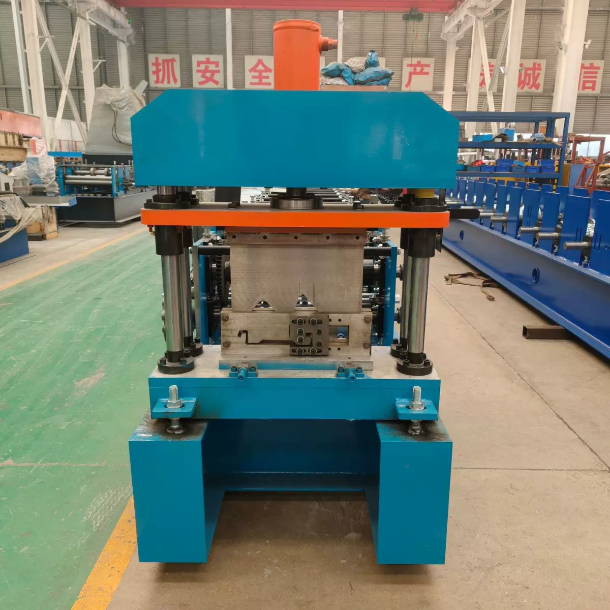 楼层防滑板200免浇筑楼承板机器供应厂家河北金诚信众德压瓦机械