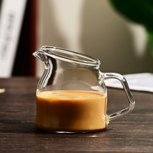 跨境珍珠棉高硼硅玻璃小奶盅咖啡杯酱汁酱料奶壶牛奶蜂蜜杯糖缸