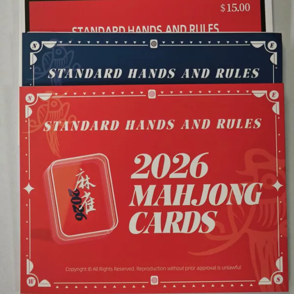 Mahjong Cards 2026 American Mahjong Instruction Manual Rules Scoring Rules Cards Cross-Border Amazon Bestseller