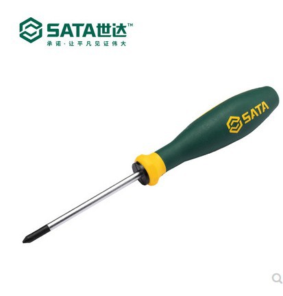 Sata/世达五金工具G系列三色柄十字形螺丝批63601-63620螺丝刀