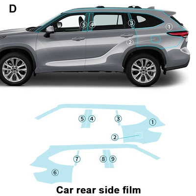 paint protective film to – Car paint protective film - toyota-highlander-20-22-rear-leaf-board-connecting-strut-tpu-protective-film-tpu75mil