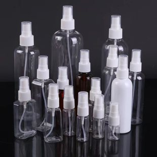 30/50/100ml ml alcohol spray bottle pet transparent small watering can perfume sub-bottled plastic makeup spray bottle