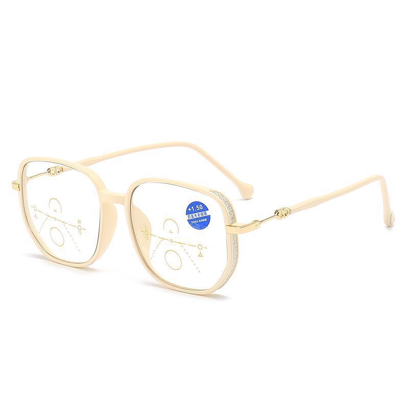 新型知能双光老眼鏡遠近両用TR90レディース大枠フラッシュメガネは近視鏡JLを配合できます。|undefined
