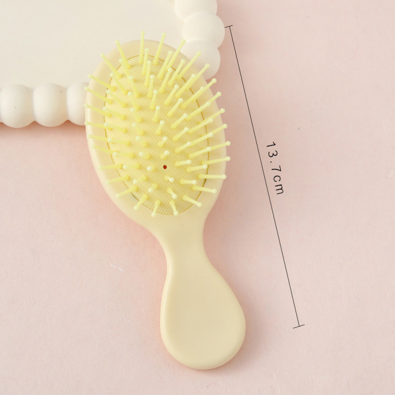 マカロンエアバッグコーム学生ポータブルヘアコーム女性のポータブルエアクッションコームマッサージコーム家庭用ヘアコーム小さなコーム|undefined