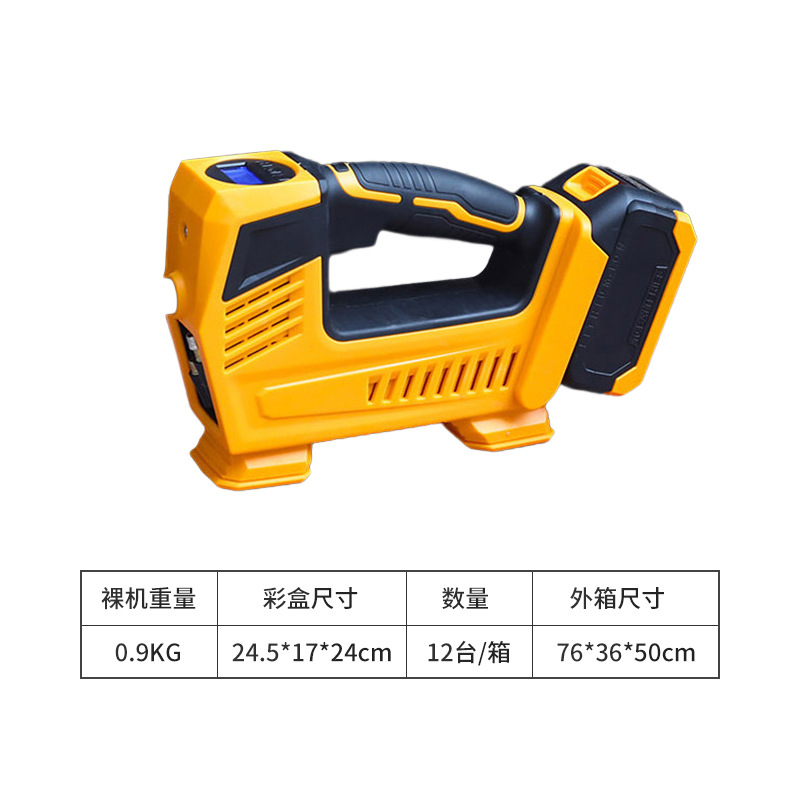 Nueva bomba de aire del coche pequeño coche bomba portátil de aire del coche hogar herramienta multifunción