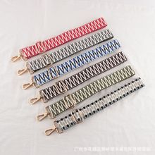 新款包带宽斜跨带包包肩带肩带单肩包带箱包肩带织带包包帆布肩带