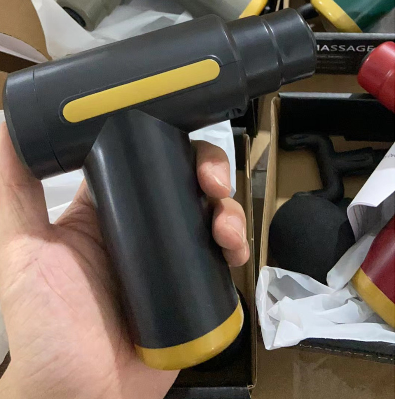 迷你筋膜枪多功能肌肉放松全身小型按摩器静音电动肩颈按摩改装头|undefined