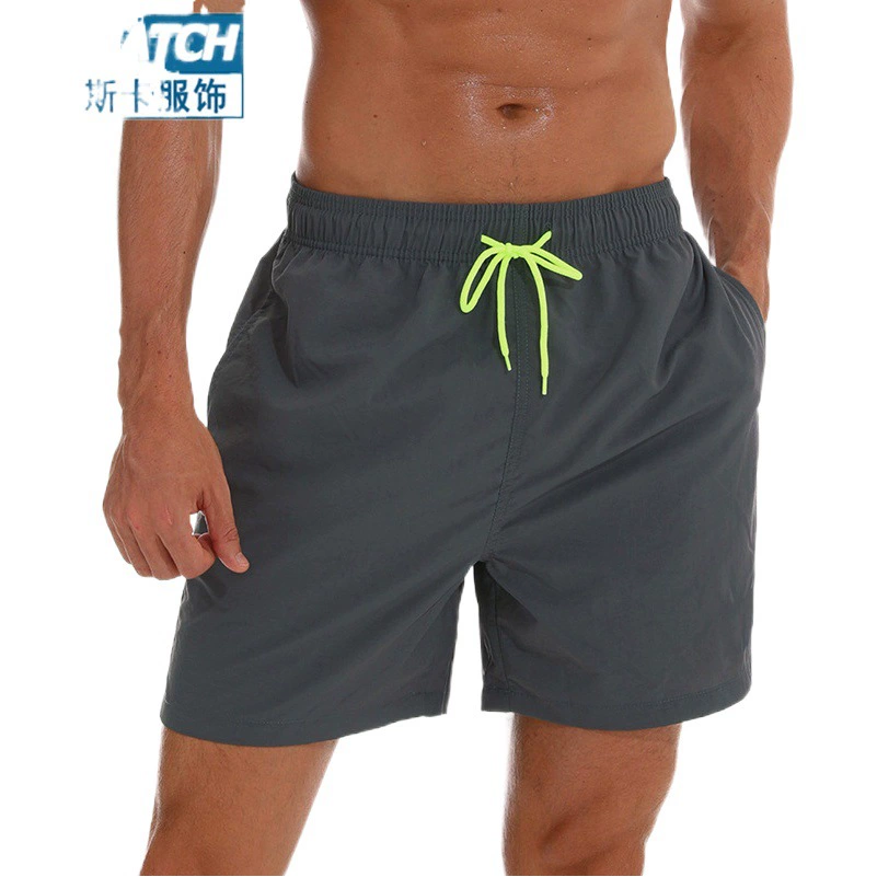 Трансграничные мужские пляжные брюки ESCATCH, мужские шорты с четырьмя точками, дышащие водонепроницаемые спортивные повседневные брюки в виде листа лотоса