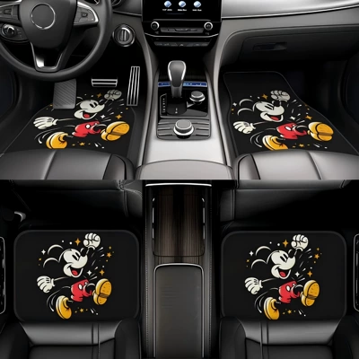 Avtomobil döşəmə paspasları – cartoon universal car mat absorbent - personalized-floor-mats-15-3545cm-two-piece-set