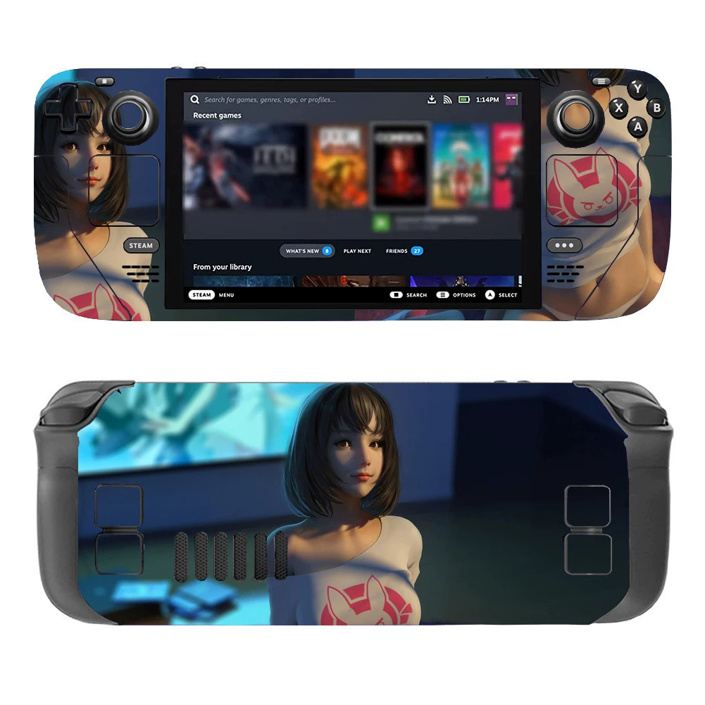 Steam, совместимый стикер, защитная наклейка для игровой консоли с аксессуарами
