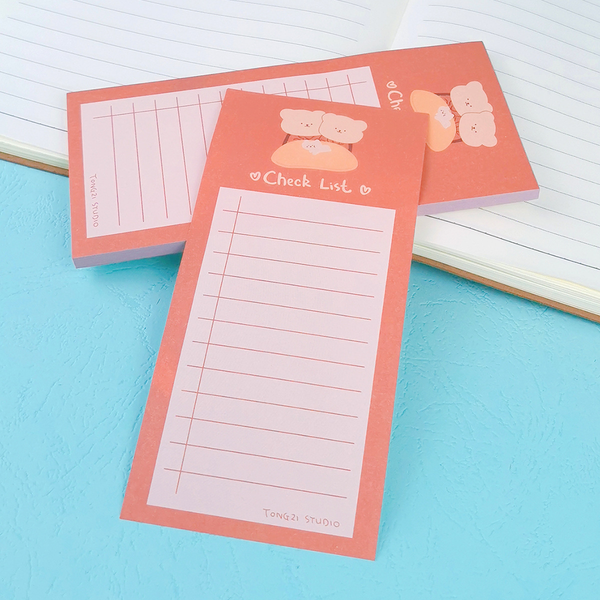 新款卡通可爱便签本办公室随手记便签纸可粘N次贴标注便条批发